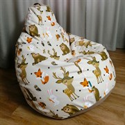 Кресло Груша L CoolBag Лесные Зверята LA1015